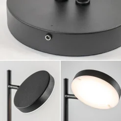 2-Lichts design vloerlamp LED op batterij dimbaar><noscript><img width=