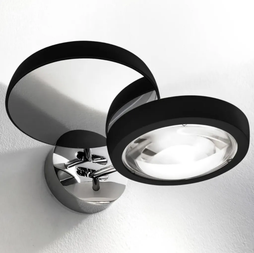 2-Lichts design wandlamp Nautilus zwart/chroom>Straluma Outlet