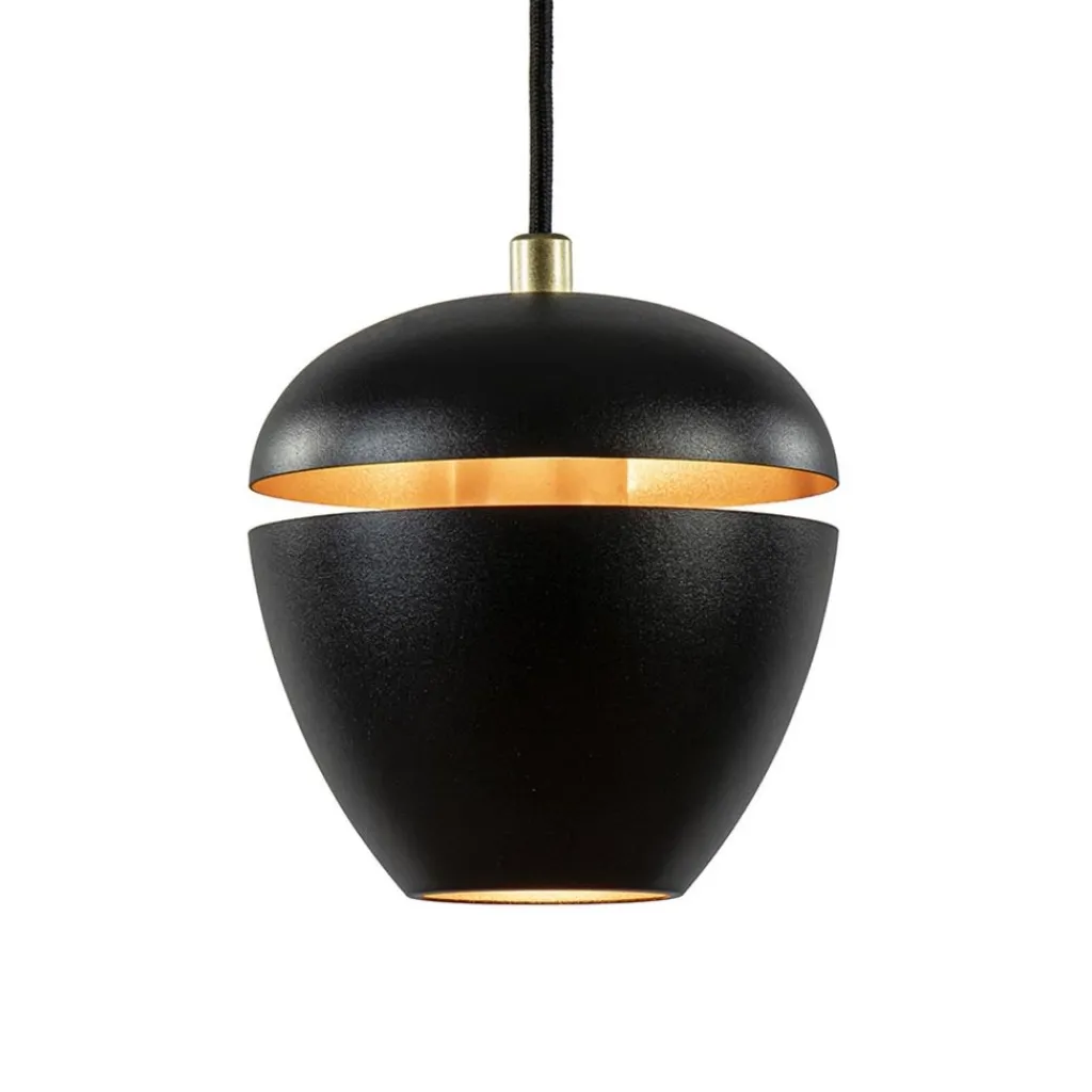 4-Lichts eettafelhanglamp mat zwart met goud>Straluma Cheap