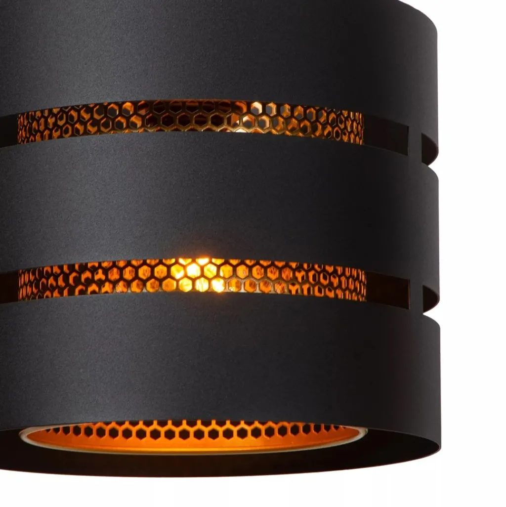 3-Lichts eettafelhanglamp zwart met goud>Straluma Hot