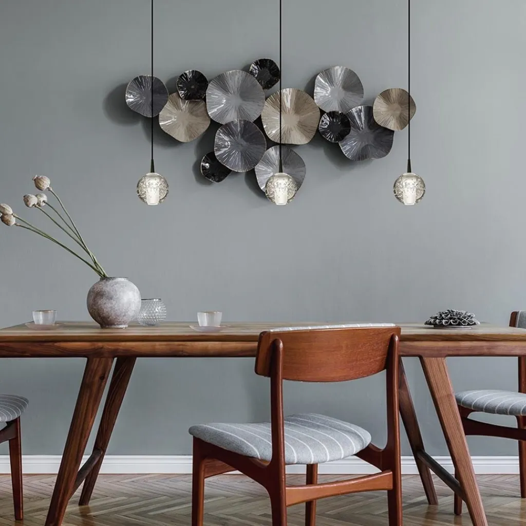 3-Lichts hanglamp zwart met helder glazen bollen>Straluma Sale