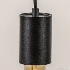 5-lichts plaat rond + pendels zwart ex.lb><noscript><img width=