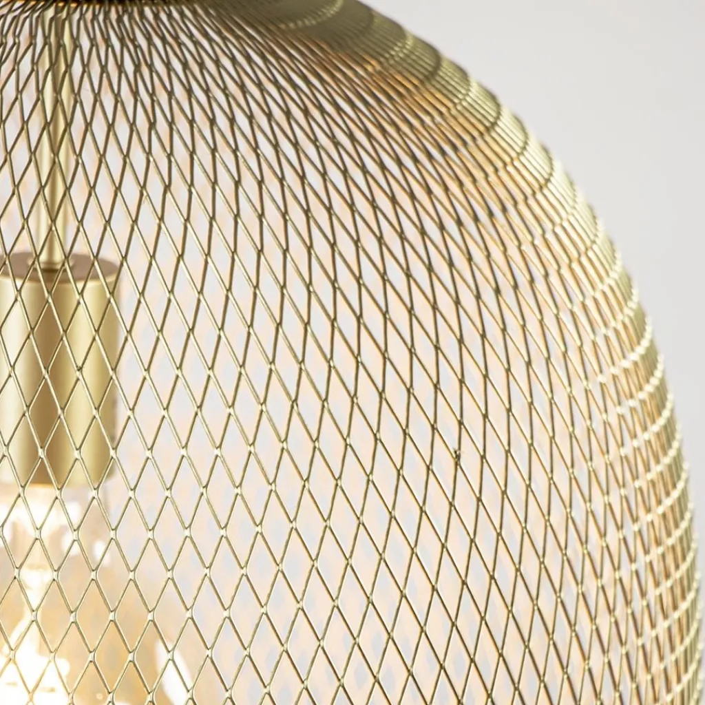3-Lichts ronde hanglamp goud/mat zwart>Straluma Shop