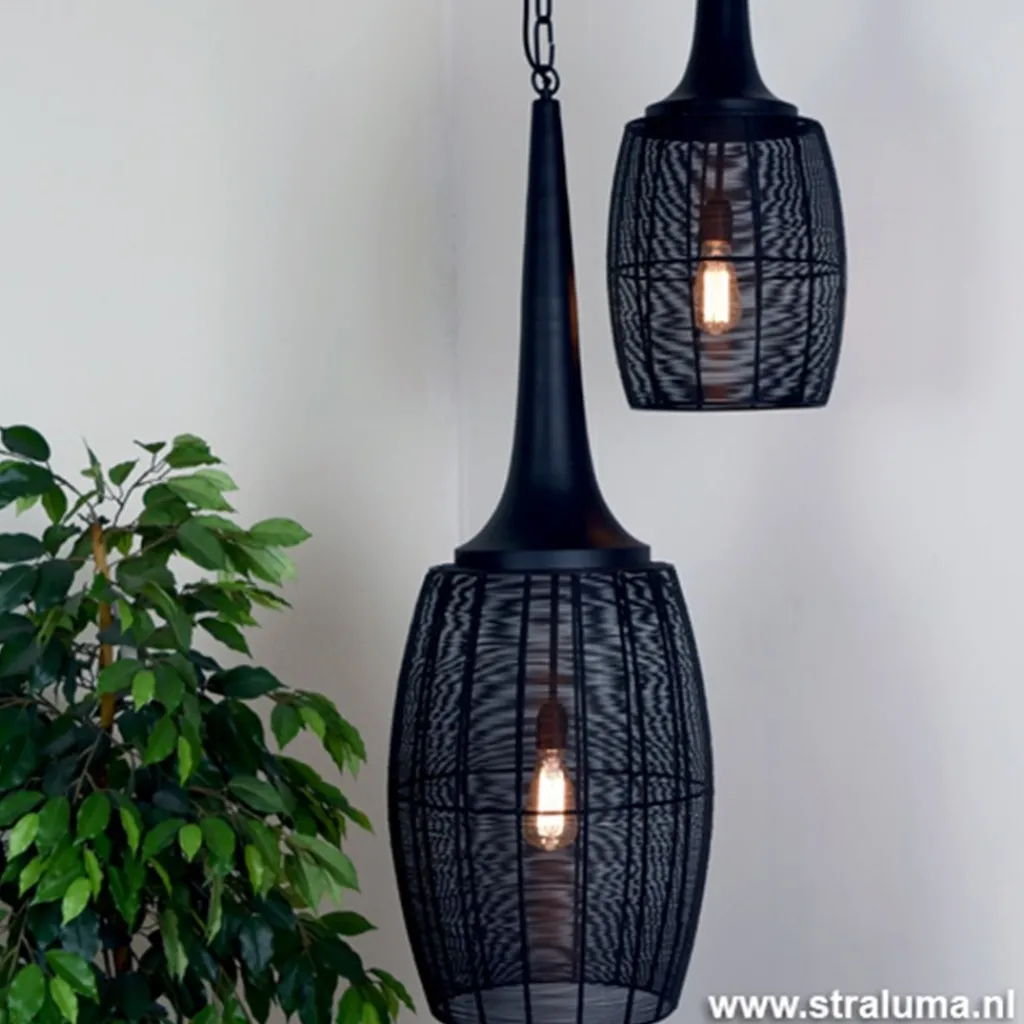 Light & Living hanglamp Ardelle zwart>Straluma Best Sale