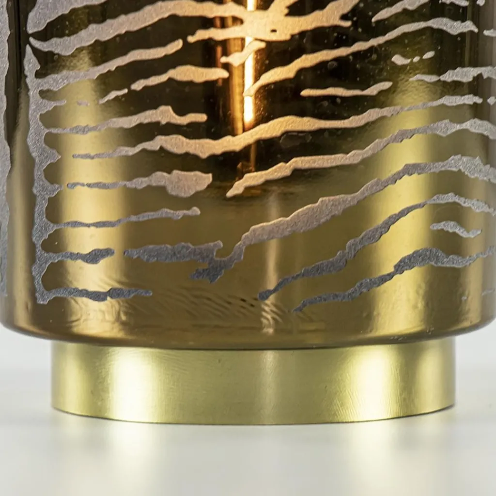 Light and living tafellamp grijs goud op batterijen Zebra>Straluma Flash Sale
