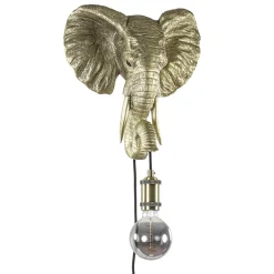 Light and Living wandlamp Elephant licht goud>Straluma Clearance