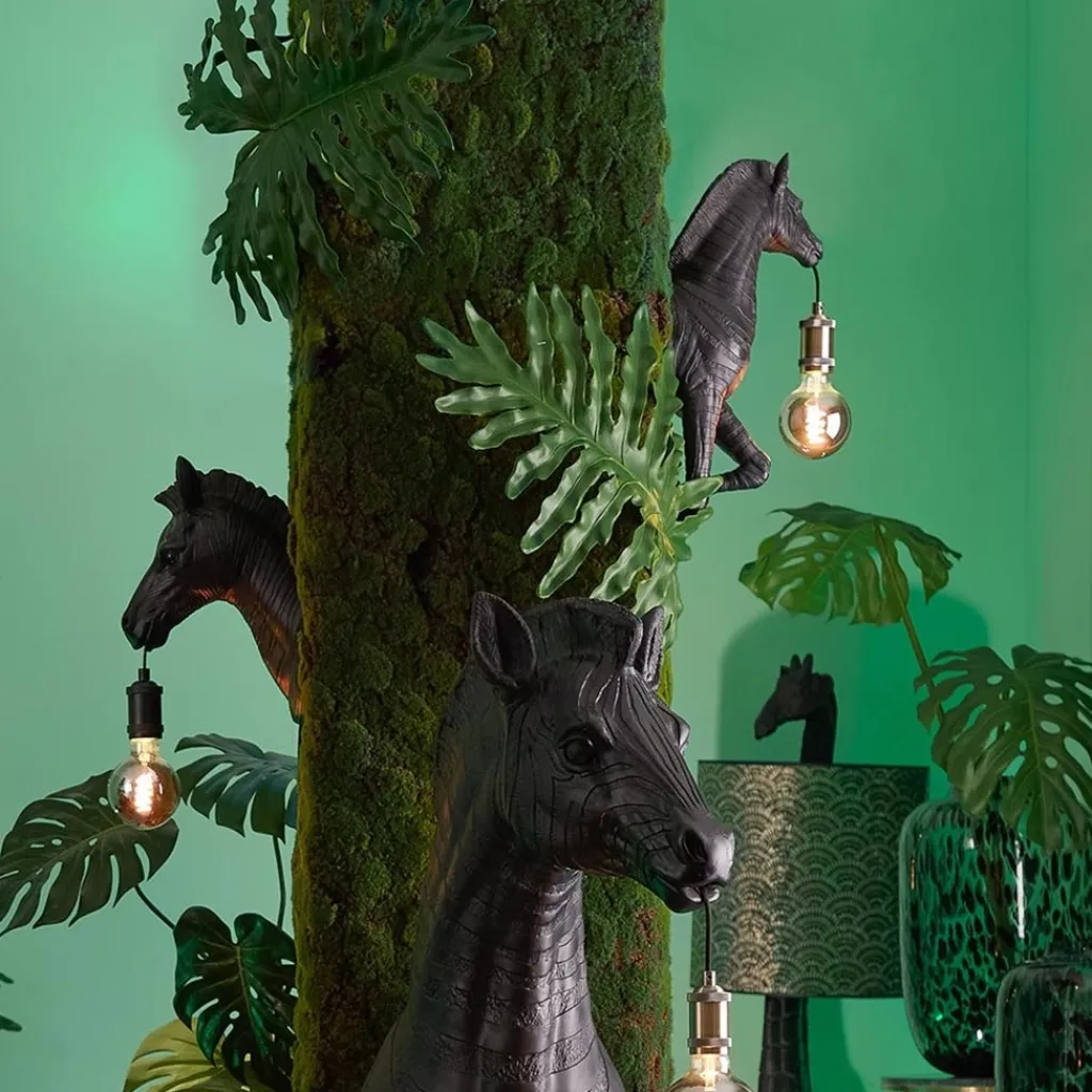 Light and Living wandlamp Zebra mat zwart>Straluma Store