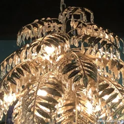 Luxe eettafelhanglamp palm oud zilver>Straluma Clearance