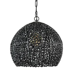 Mat zwarte hanglamp Sinula Light and Living>Straluma Online