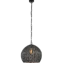 Mat zwarte hanglamp Sinula Light and Living>Straluma Online