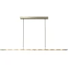 Moderne LED hanglamp nikkel met helder glas>Straluma Shop