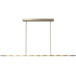 Moderne LED hanglamp nikkel met helder glas>Straluma Shop