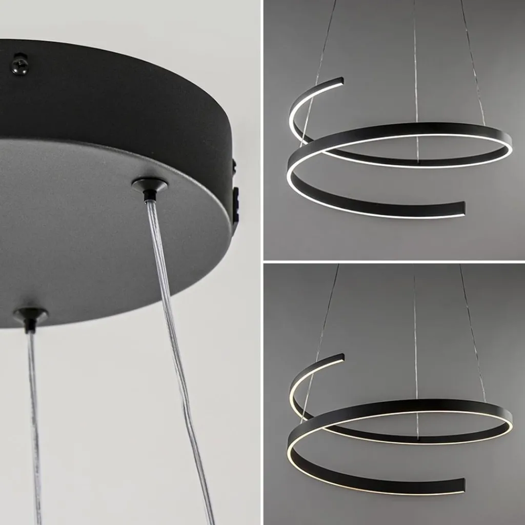 Moderne LED hanglamp rond met dim to warm functie>Straluma Best Sale