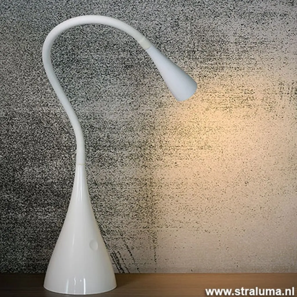 Moderne LED leeslamp wit verstelbaar>Straluma Fashion