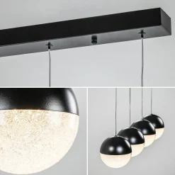 Moderne 4-lichts hanglamp met LED 3-standen dimbaar><noscript><img width=
