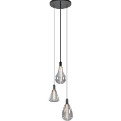Moderne 3-lichts hanglamp zwart exclusief bronnen>Straluma Best Sale