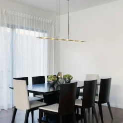 Moderne nikkel LED hanglamp met helder glas dimbaar><noscript><img width=