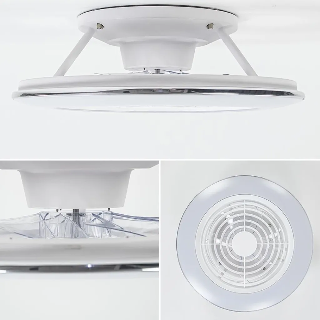 Moderne plafondventilator inclusief dimbaar LED klein>Straluma Sale