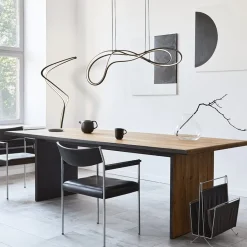Organische LED hanglamp zwart dimbaar><noscript><img width=
