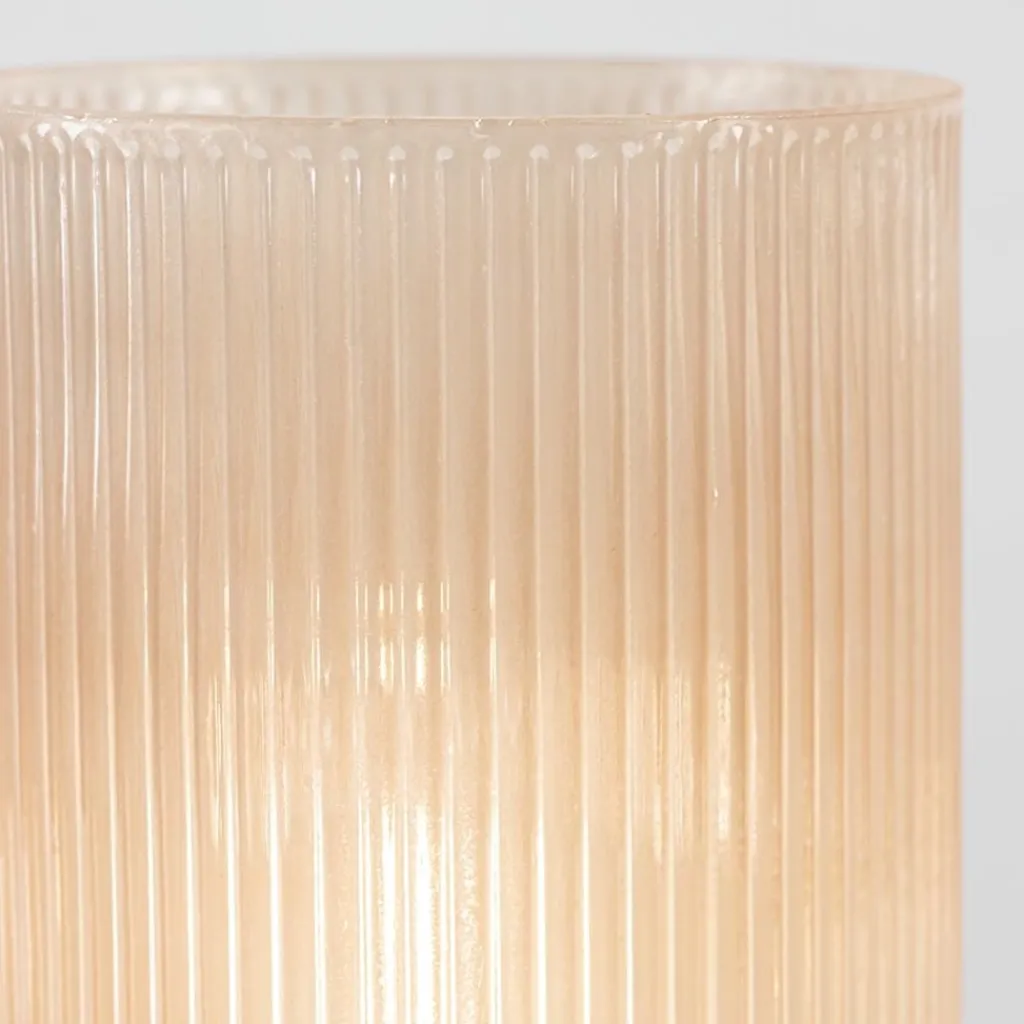 Oudroze glazen tafellamp Phoebe op batterijen van Light and living>Straluma Cheap