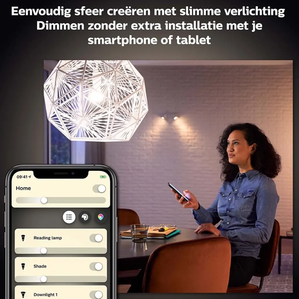 Philips Hue 5.5w e14 2700k BT>Straluma Best