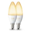 Philips Hue 4w e14 kaars 2-pack white ambiance>Straluma Outlet