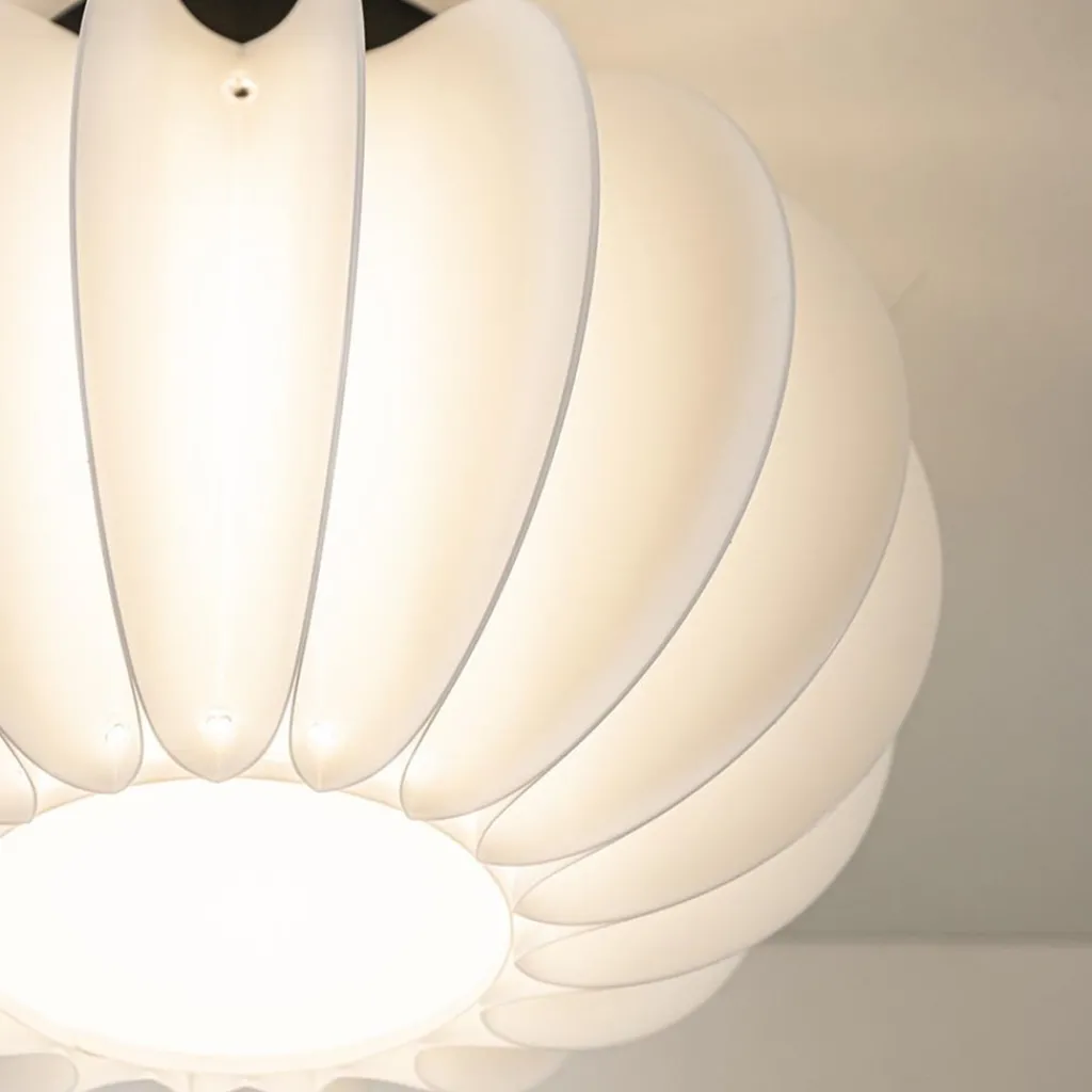 Plafondlamp Arena 30cm zwart/kap wit>Straluma Clearance