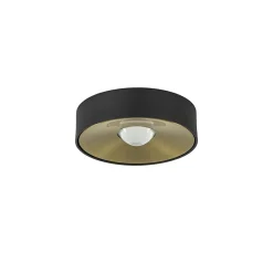 Plafondlamp Bright 15 zwart/matgoud>Straluma Best Sale