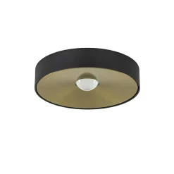 Plafondlamp Bright 20 zwart/matgoud>Straluma Cheap