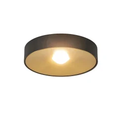 Plafondlamp Bright 20 zwart/matgoud>Straluma Cheap