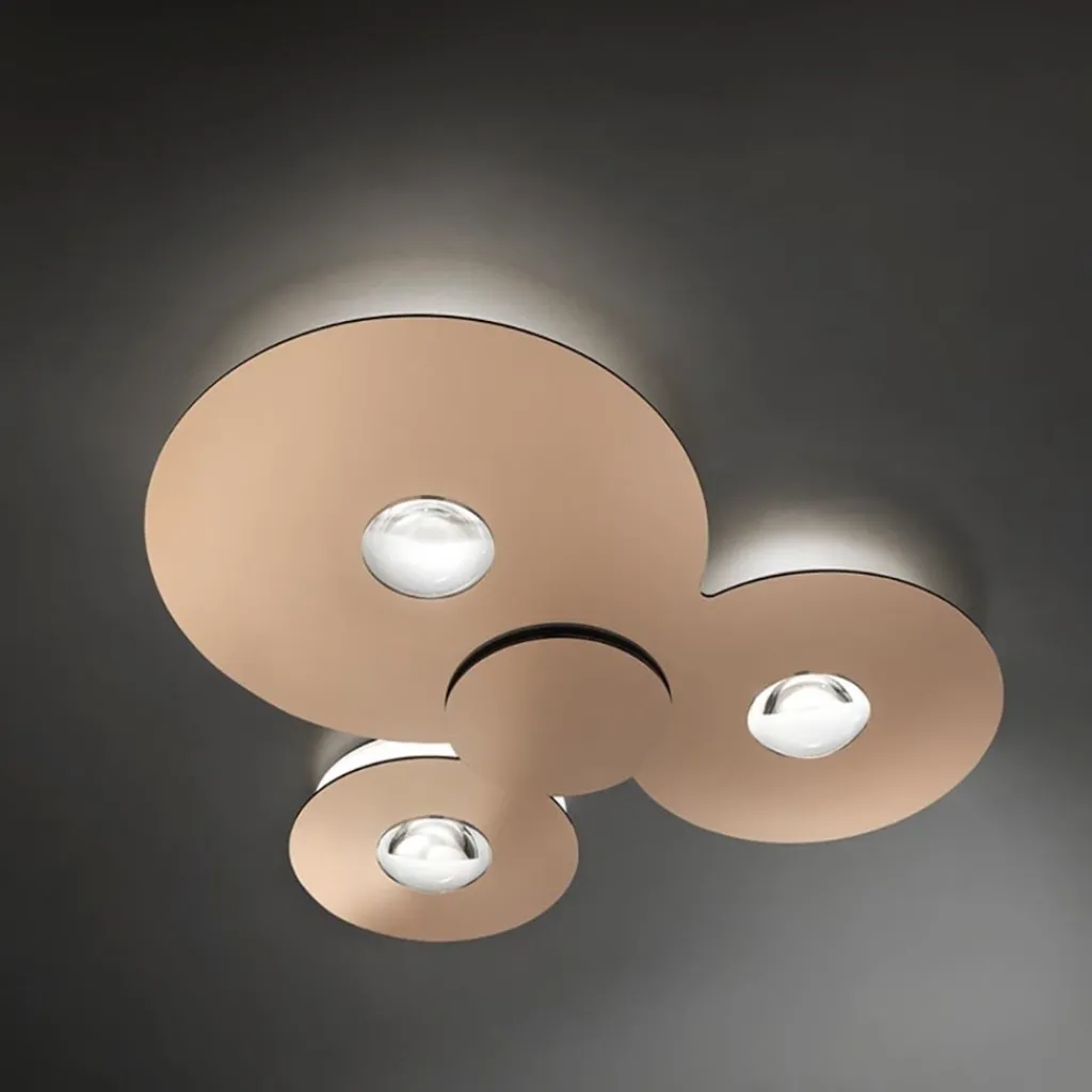 Plafondlamp Bugia Triple glossy bronze>Straluma Shop