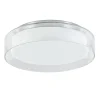 Plafondlamp chroom/clear IP44 3-step dim>Straluma Outlet