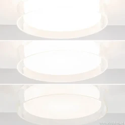 Plafondlamp chroom/clear IP44 3-step dim><noscript><img width=