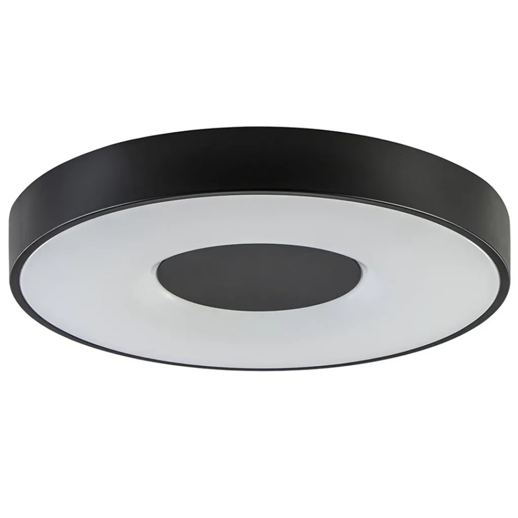 Plafondlamp Coin rond 50cm zwart CCT>Straluma Outlet