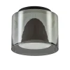 Plafondlamp Ice 23cm zwart/smoke IP44>Straluma Hot
