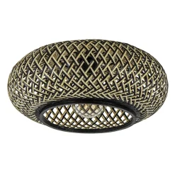 Plafondlamp Maze bamboe/zwart 40cm>Straluma Hot