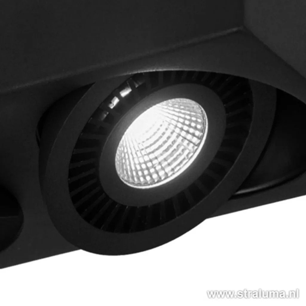 Plafondspot Eye 3L box zwart led 3000k>Straluma Best Sale
