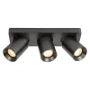 Plafondspot 3-lichts balk gunmetal gu10>Straluma Store