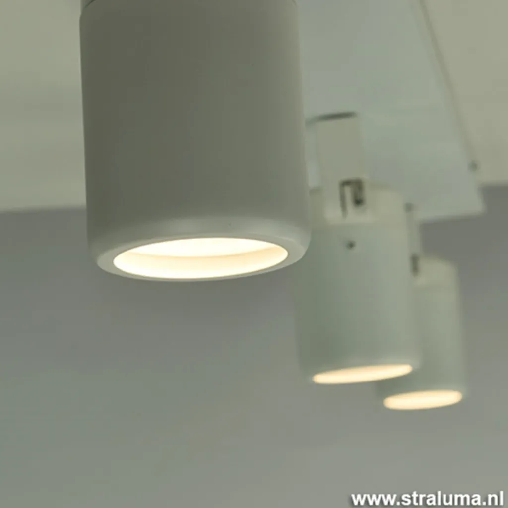 Plafondspot Rain 3L balk wit gu10 IP44>Straluma Sale