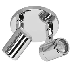 Plafondspot Rain 2l rond chroom IP44>Straluma Store