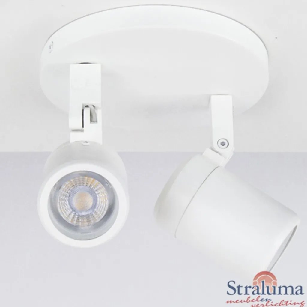 Plafondspot Rain 2L rond wit gu10 IP44>Straluma Cheap