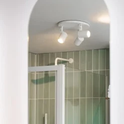 Plafondspot Rain 3L rond wit IP44><noscript><img width=