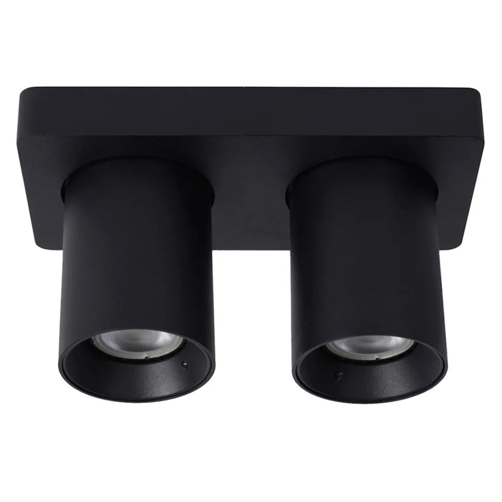 Plafondspot tube 2-L zwart incl.gu10 dtw>Straluma Cheap