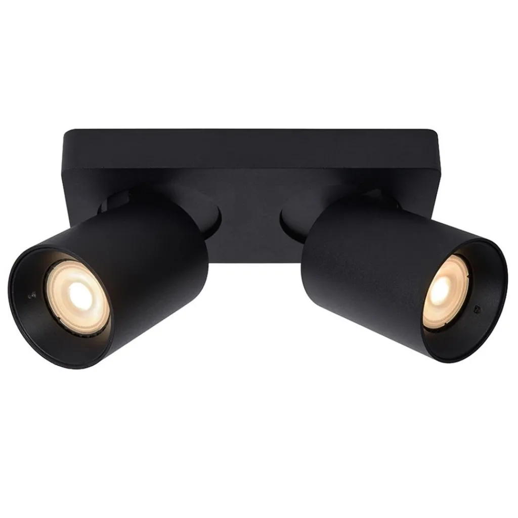 Plafondspot tube 2-L zwart incl.gu10 dtw>Straluma Cheap