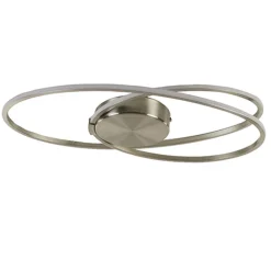 Plafonnière Eclipse nikkel led 3-st.dimb>Straluma Hot