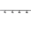 Rail Trackline set 1.5m zwart 4 spots>Straluma Best
