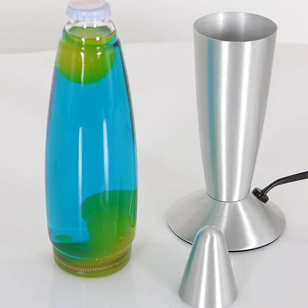 Retro tafellamp Lava blauw water met groen>Straluma Cheap