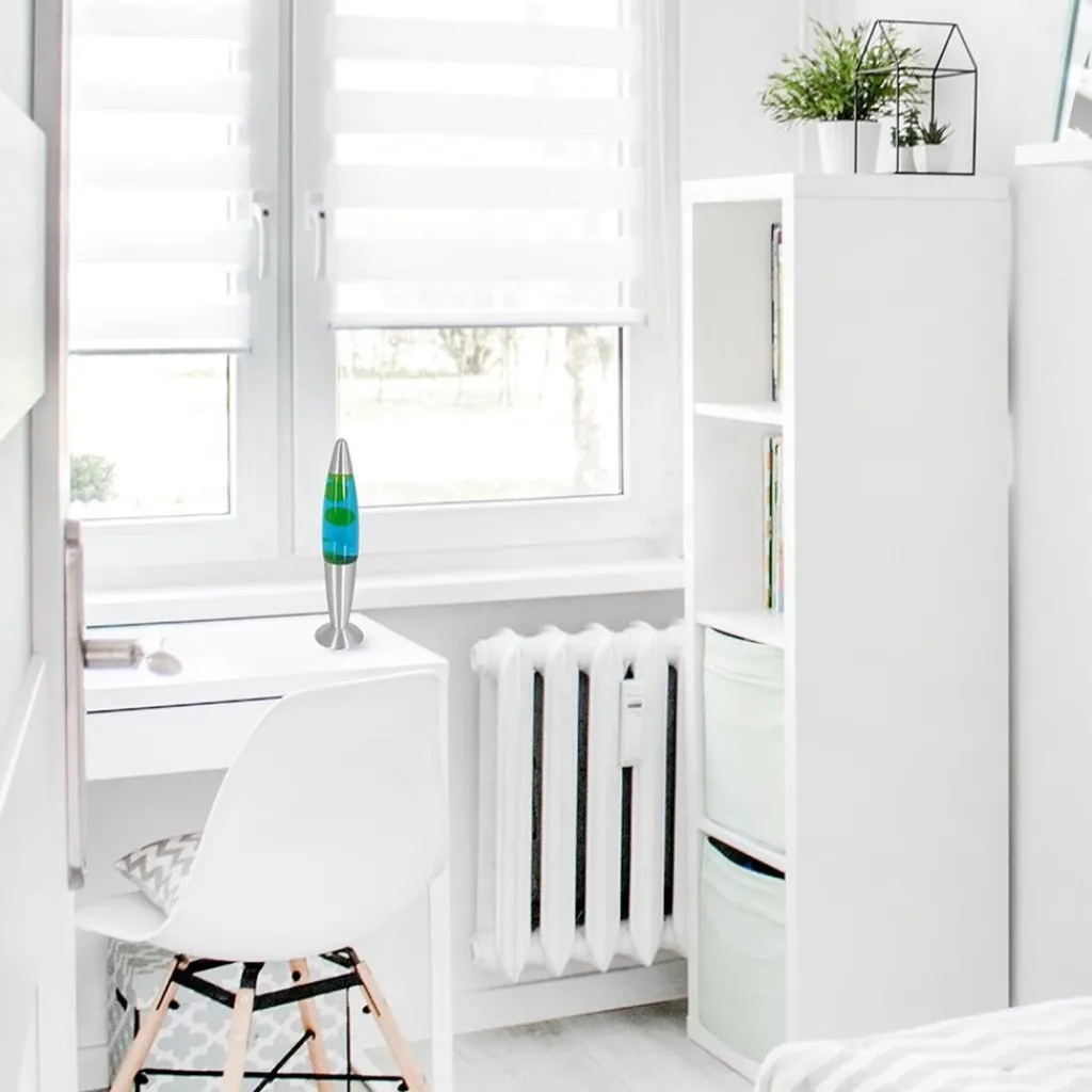 Retro tafellamp Lava blauw water met groen>Straluma Cheap