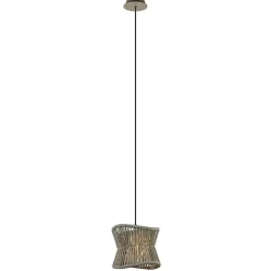 Ronde buiten hanglamp donker beige IP44>Straluma Best