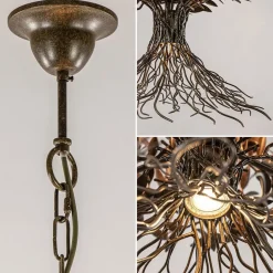 Ronde decoratieve design hanglamp rustiek><noscript><img width=